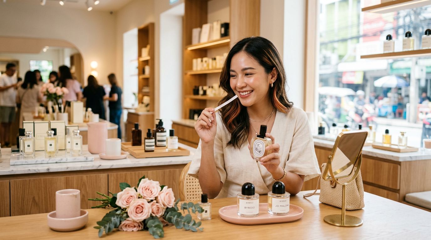 เลือกน้ำหอมผู้หญิงให้ตรงใจ 7 สไตล์กลิ่นยอดนิยมที่สาวไทยหลงรักและใส่แล้วมั่นใจ เลือกน้ำหอมผู้หญิงให้ตรงใจ 7 สไตล์กลิ่นยอดนิยมที่สาวไทยหลงรักและใส่แล้วมั่นใจ