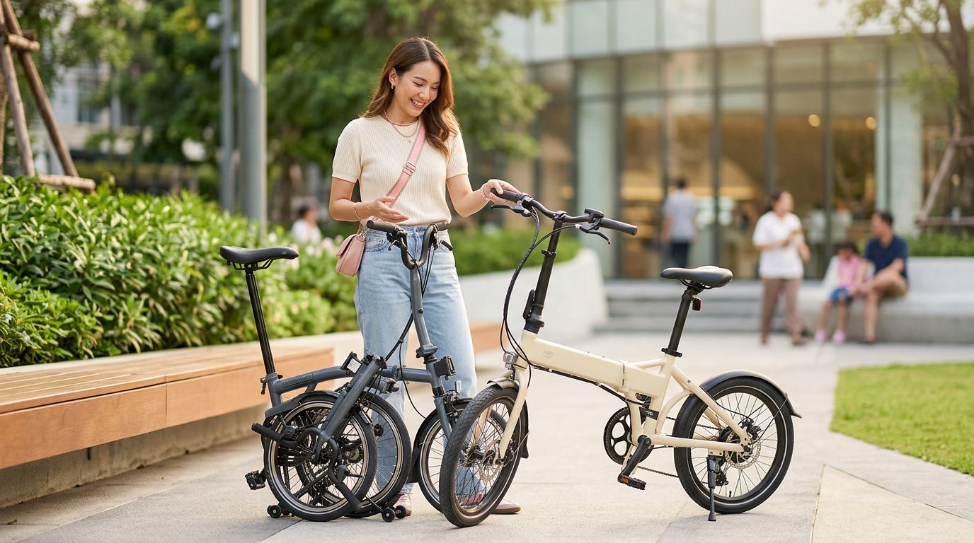 จักรยานพับได้รุ่นไหนดี 2025 เลือกให้ตรง use case ก่อนจ่ายเงิน จักรยานพับได้รุ่นไหนดี 2025 เลือกให้ตรง use case ก่อนจ่ายเงิน