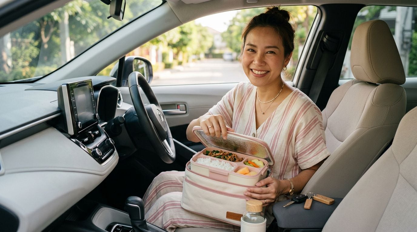 ข้าวกล่องไม่บูดในรถ เคล็ดลับแม่บ้านและอุปกรณ์ที่ช่วยได้จริงทุกวัน ข้าวกล่องไม่บูดในรถ เคล็ดลับแม่บ้านและอุปกรณ์ที่ช่วยได้จริงทุกวัน